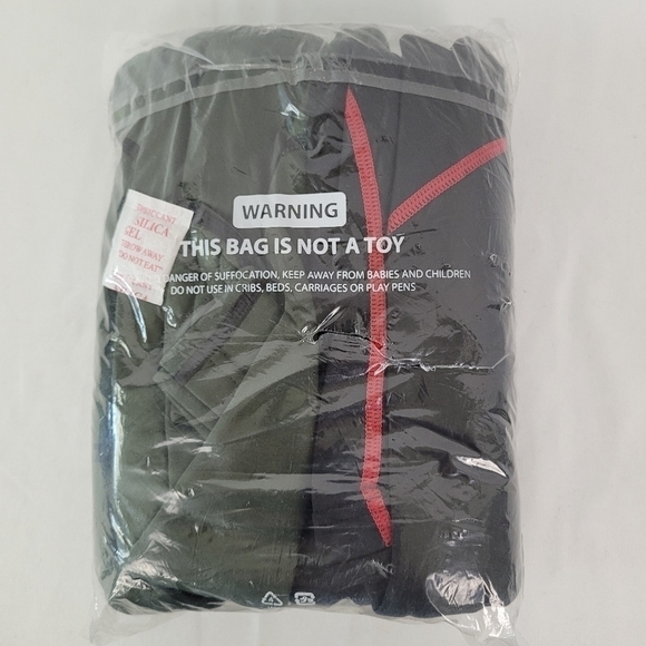 NIB TSLA 2 Pack Mens Workout Shirts Hyper-Dri Long Sleeve Blk/Red Olive Sz Lrg - Picture 2 of 11